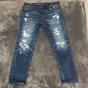 American Eagle Outfitters Dark Blue Denim Jeans